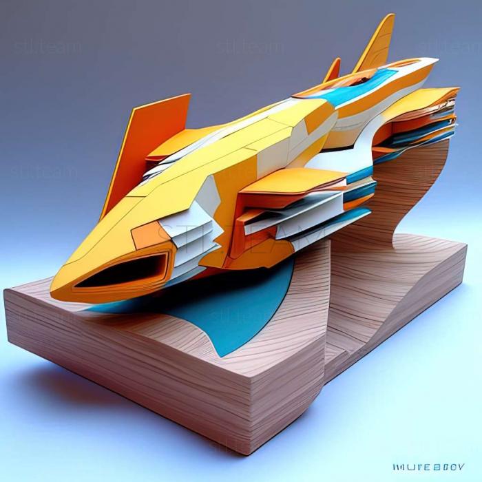 3D model WipEout Omega Collection game (STL)